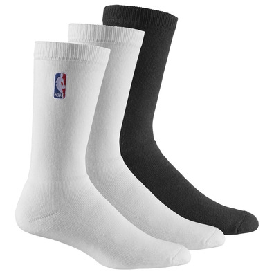 Adidas Calcetines NBA Sock 3PP (blanco/negro)