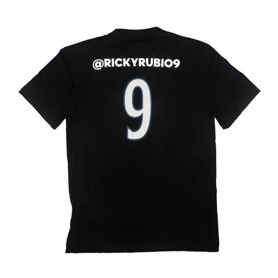 Adidas Camiseta Ricky Nº 9 GFX Twitter (negro/blanco)