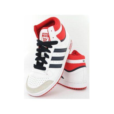 Adidas TopTen Hi Kids (36-40)(blanco/marino/naranja)