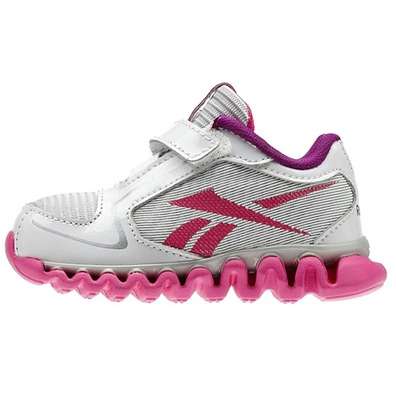 Reebok Mini Ziglite Run (blanco/rosa/morado)