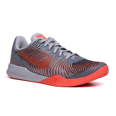 Kobe Mentality II "Bright Gray" (004/wolf grey/bright crimson)