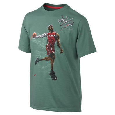 Lebron Camiseta King Of The Court Niñ@ (313/verde)