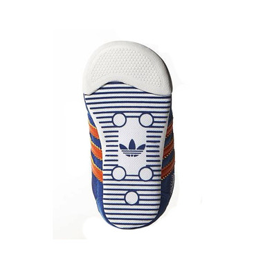 Adidas Originals Dragon Learn 2 Walk Crib (azul/naranja/blanco)