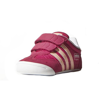 Adidas Originals Dragon Learn 2 Walk Crib (rosa/blanco)