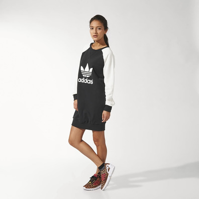 Adidas Original Sweatshirt Dress (negro/blanco)