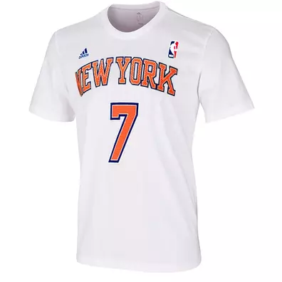 Adidas Camiseta NBA Game Time Anthony Nº 7 (blanco/naranja/azul)