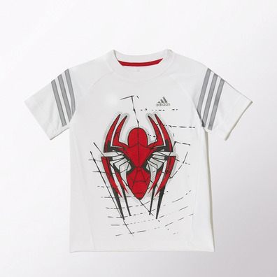 Adidas Camisa Niño Marvel Spider-Man (blanco)