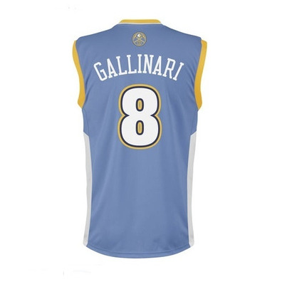 Adidas Camiseta Réplica Gallinari Denver Nuggets (celeste)