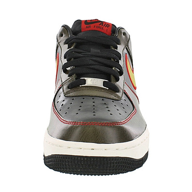 Air Force 1 "Stone" (075/piel/negro/amarillo/blanco)