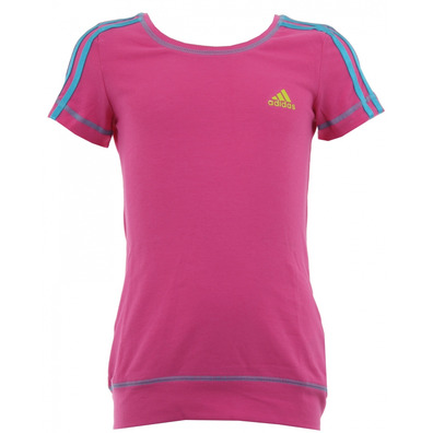 Adidas Camiseta YG Reinvented (rosa/turqueza)