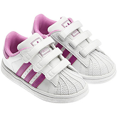 Adidas Superstar 2 CF I (20-27/blanco/morado)