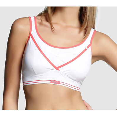 Shock Absorber Sujetador Deportivo Ultimate Gym Bra (blanco/rosa)