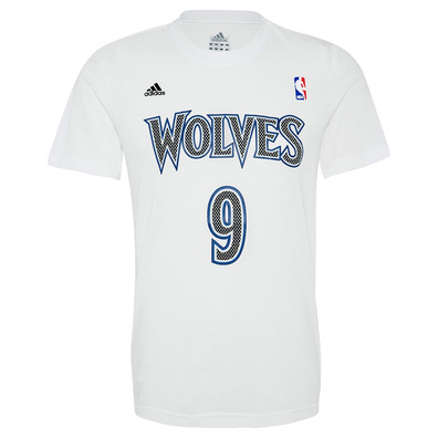 Adidas Camiseta Niño NBA Game Time Rubio Nº 9 (blanco)