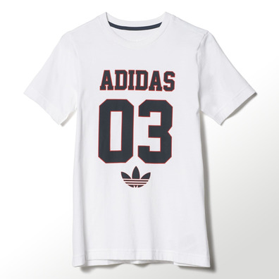 Adidas Originals Camiseta Niño Concrete Jungle (blanco)