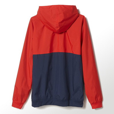 Adidas Originals Chaqueta Marathon 83 Windbreaker (rojo/marino)