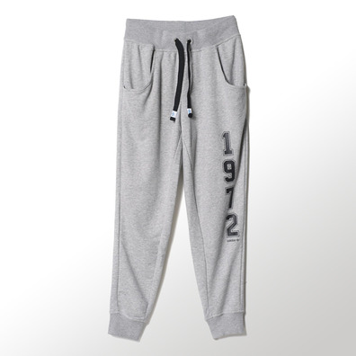 Adidas Originals Pantalón Mujer Logo Essentials Baggy (gris)