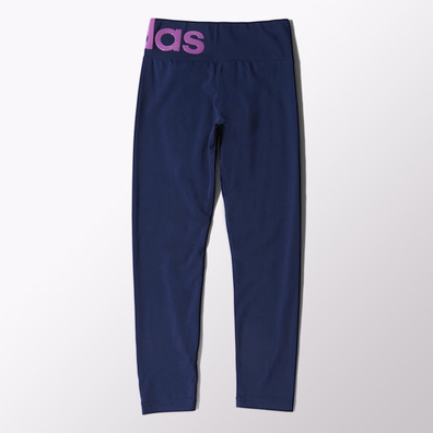 Adidas Mallas Niña Wardrobe Cotton Tight (marino/violeta)