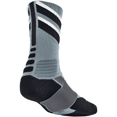 Calcetines Nike Hyper Elite Chase Crew (004/gris/negro/blanco)