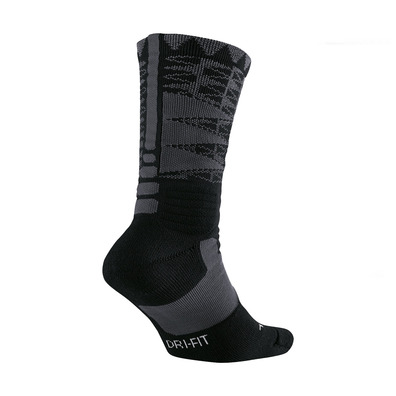 Calcetines LeBron Hyper Elite Crew (015/negro/antracita)