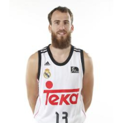 Camiseta Sergio Rodríguez Real Madrid Basket 2014 (blanca)