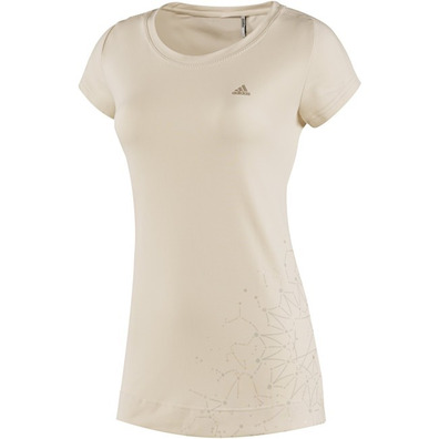 Adidas Camiseta Mujer Pure Classic Tee (hueso)