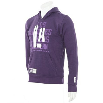 Adidas Sudadera Angeles Lakers Washed Hooded (purpura)