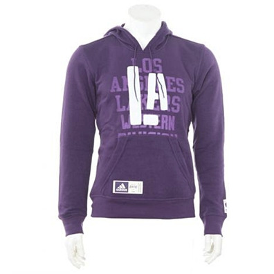 Adidas Sudadera Angeles Lakers Washed Hooded (purpura)