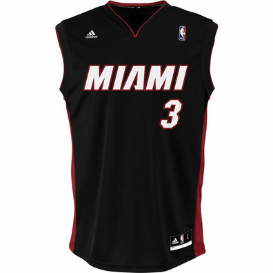 Adidas Camiseta Réplica Wade Miami (negro)