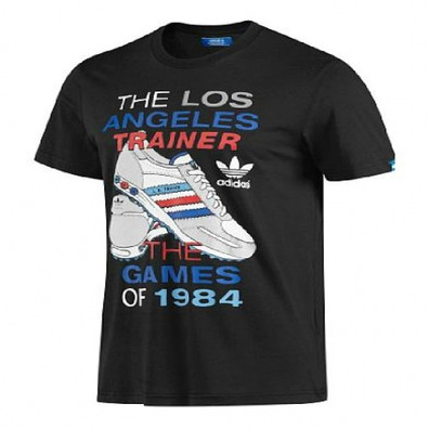 Adidas Camiseta Graphic LA Trainer (negro)