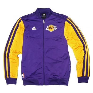 Adidas Chaqueta On-Court Angeles Lakers (purpura/amarillo)