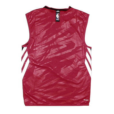 Adidas Camiseta Rev S/M Sum Run Chigaco Bulls (rojo/negro)