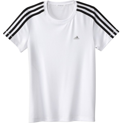 Adidas Young Girls ClimaCool Tee (blanco)