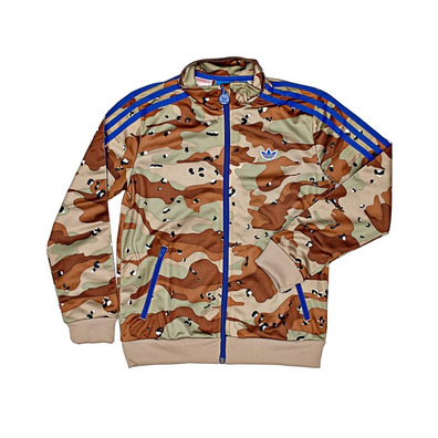 Adidas Chaqueta Junior Firebird Style TT (camo-militar/azul)