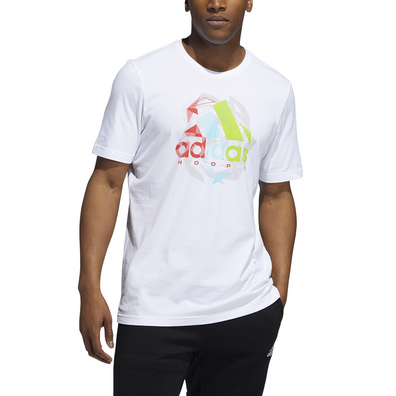 Adidas Basketaball Badge of Sport Tee "White"