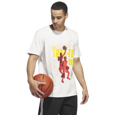 Adidas Basketball Team Trae Young Tee "Off-White"