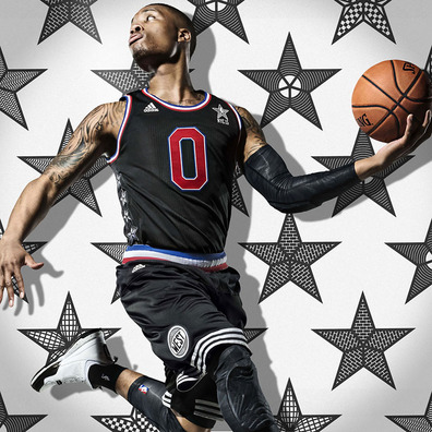 Adidas Damian Lillard 1 "NYC All Star" (blanco/negro)