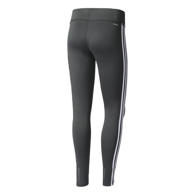 Adidas D2M 3-Stripes Long Tights (black/white)