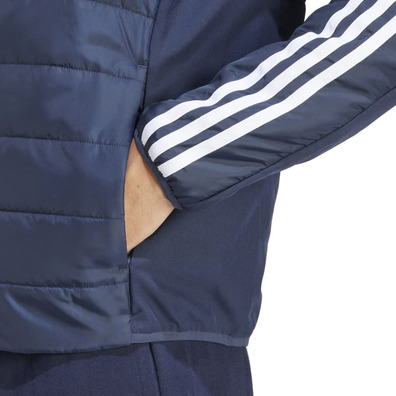 Adidas Essentials 3S  Hooded Hybrid Jacket "Blue"