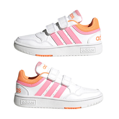 Adidas Hoops 3.0 CF C "White Orange"