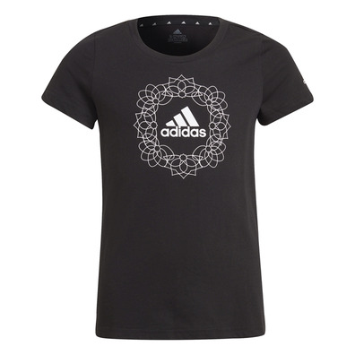 Adidas Junior Graphic Tee (Black)