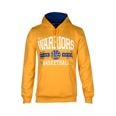 Adidas NBA Washed Pullover Hoody Golden State Warrios (Jaune / Blanc / Bleu)