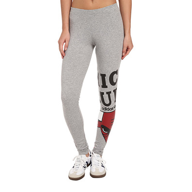 Adidas Original NBA Leggings Femme Bulls (gris/rojo/negro)