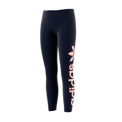 Adidas Originals Leggings Trefoil Linear Logo J (Legend Ink/Haze Coral)