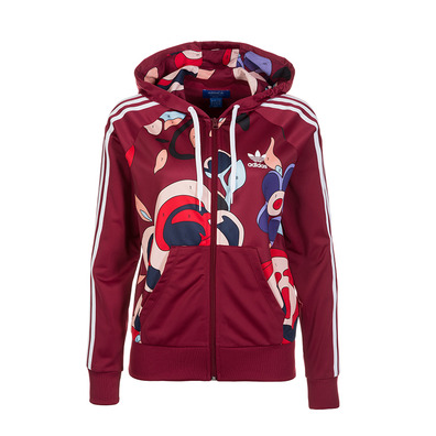 Adidas Originals Rita Ora TT Hooded "Art Games" (collegiate burgundy/white)