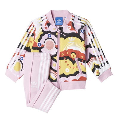 Adidas Originals Superstar Cloud TrackSuit Infants (Multicolor/Frost Pink /White)