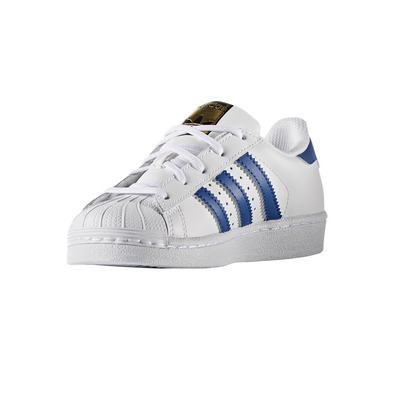 Adidas Originals Superstar Foundation Junior (blanc/bleu/or)