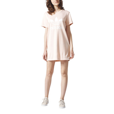 Adidas Originals Trefoil Tee Dress (pink icy)