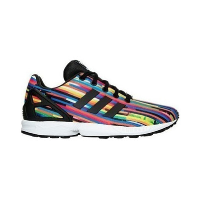 Adidas Originals ZX Flux J "Digital Noise" (core black/white/multicolor)