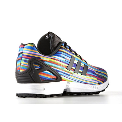 Adidas Originals ZX Flux J "Digital Noise" (core black/white/multicolor)