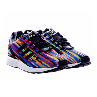 Adidas Originals ZX Flux J "Digital Noise" (core black/white/multicolor)